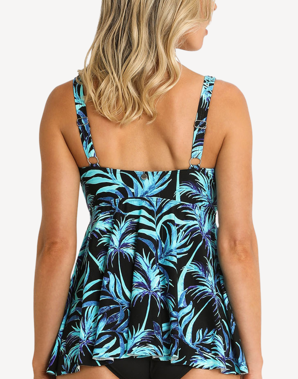 Pina Colada DD/E Twist Front One Piece#color_pina-colada-black