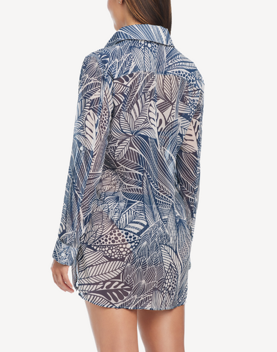 Bali Breeze Chiffon Shirt Cover Up#color_bali-midnight