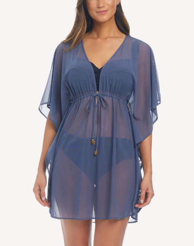 Be Transparent Mesh Caftan#color_be-transparent-paloma