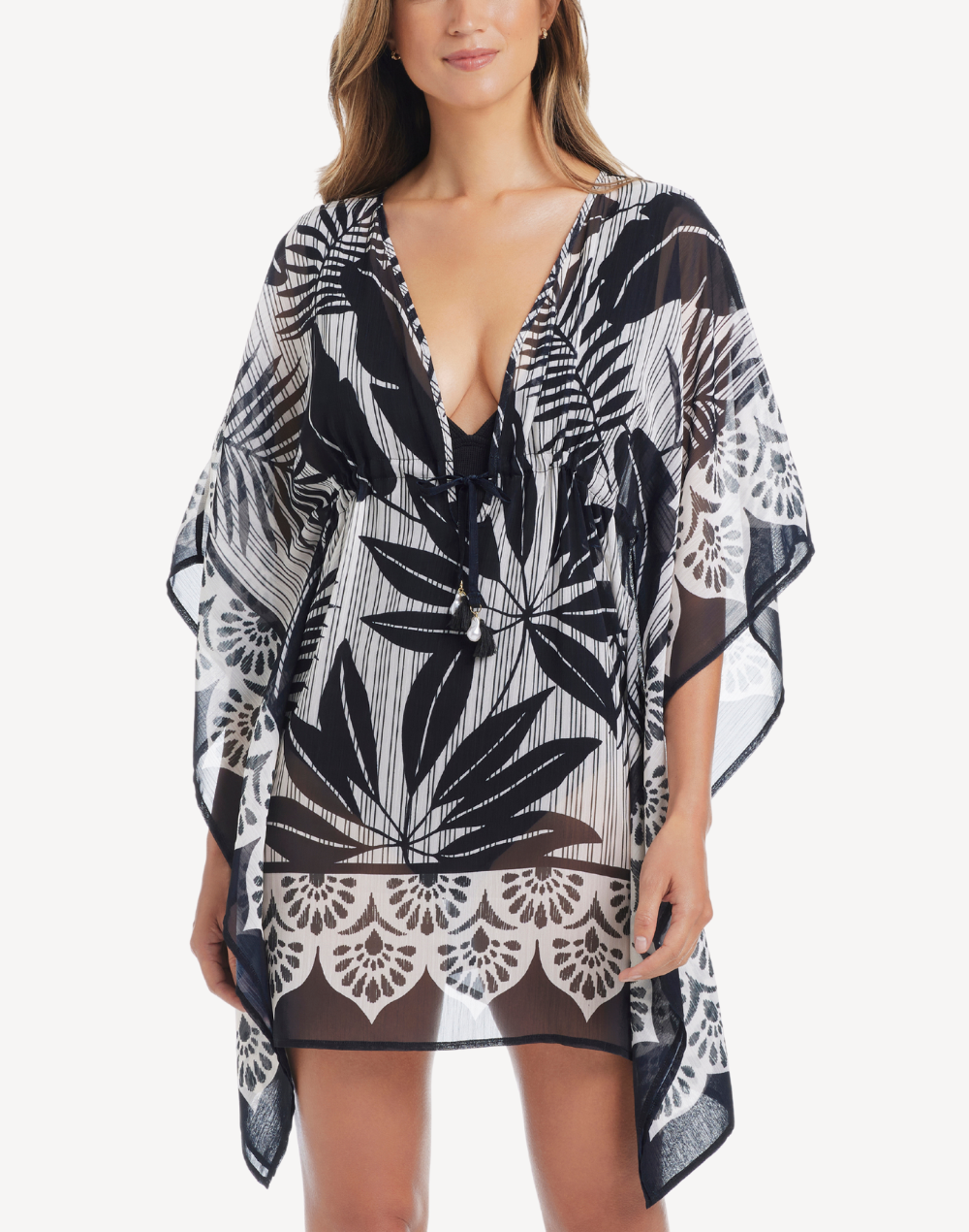 Island Time Chiffon Caftan Cover Up