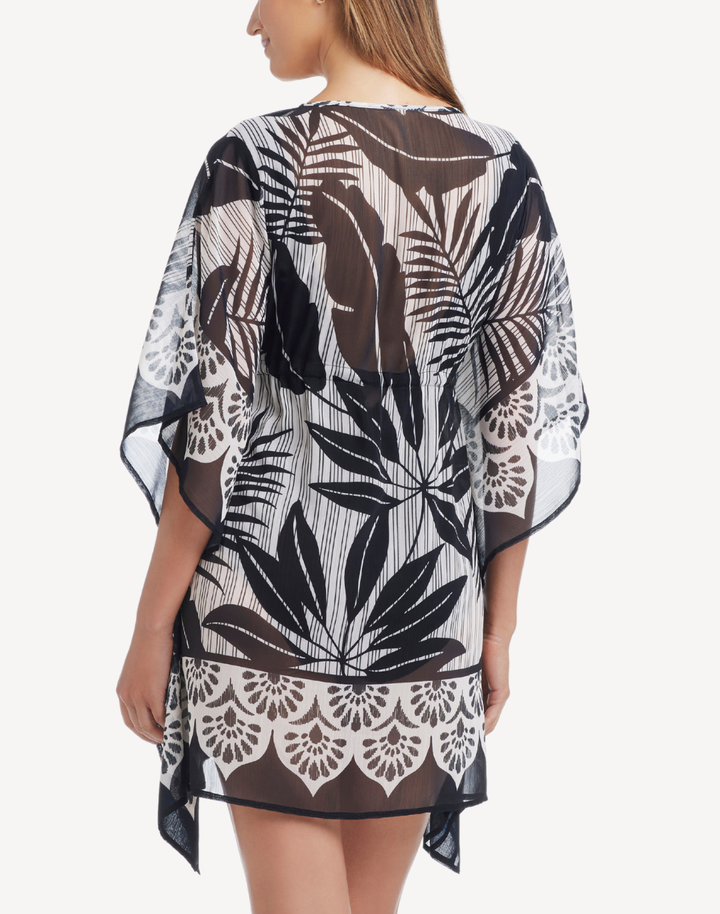 Island Time Chiffon Caftan Cover Up