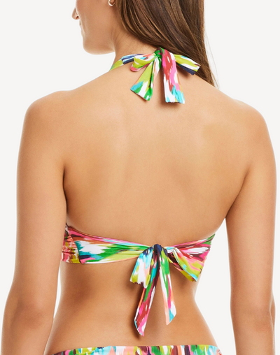 Keep It Moving Banded Halter Bikini Top#color_keep-it-multi