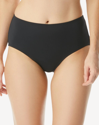 Chloe High Waist Bikini Bottom#color_black