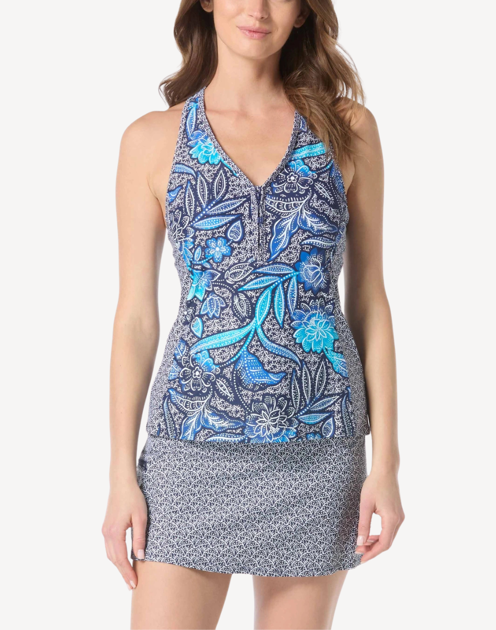 Samoan Floral Erinna Tankini Top