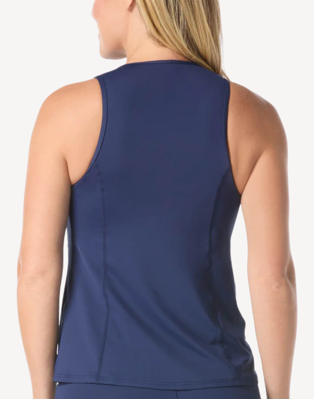 Midnight Tropical Racer Tankini Top
