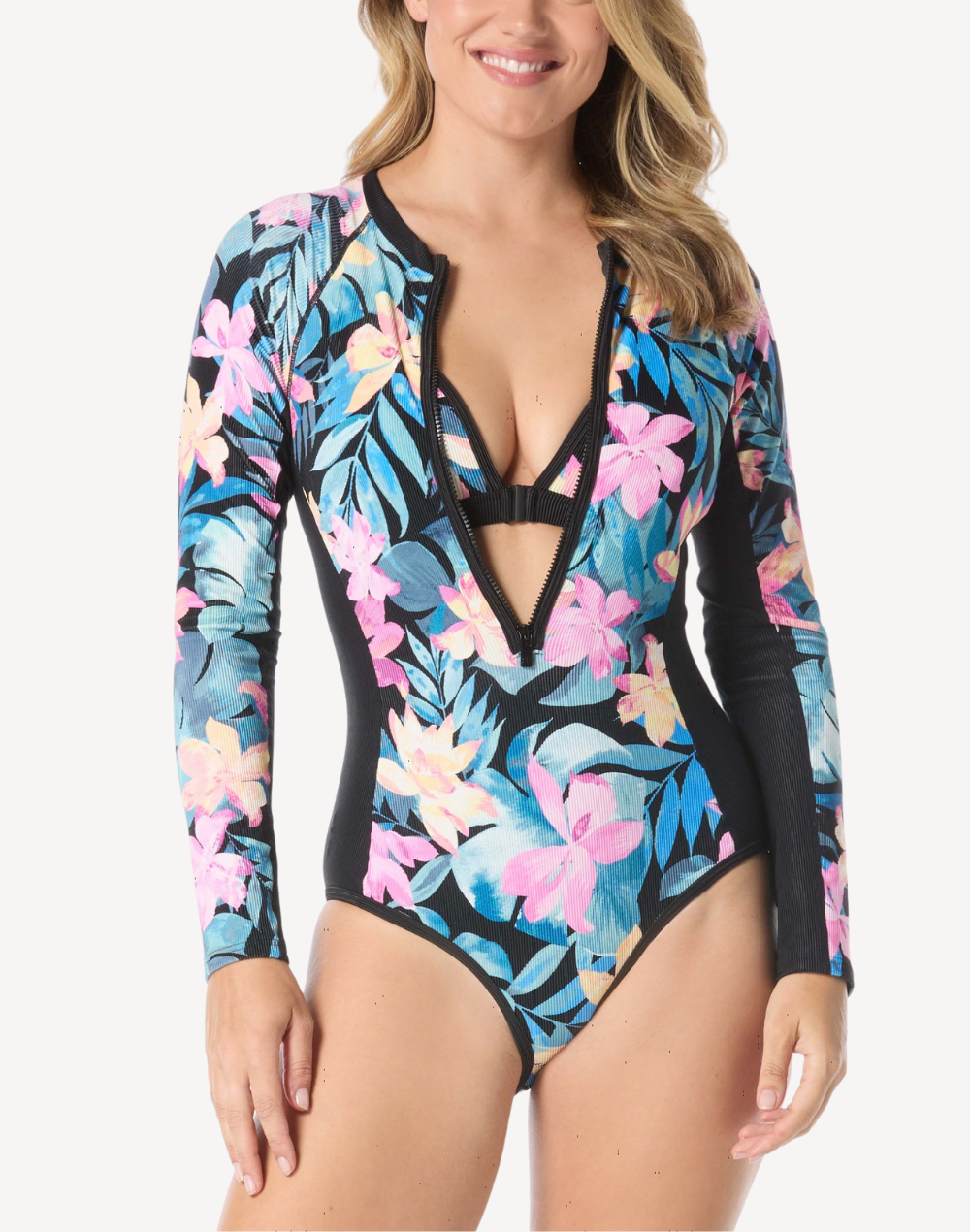 Wild Calypso Ribbed Sculpt UPF 50 Long Sleeve Paddle Suit