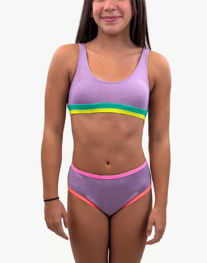 Girls Sparkle Beach Bikini Set