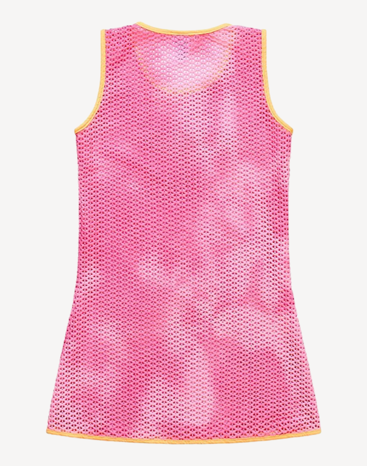 Girls Tie Dye Crochet Cover Up
