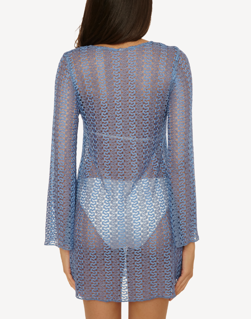 Golden Crochet Tunic Cover Up#color_golden-coastal