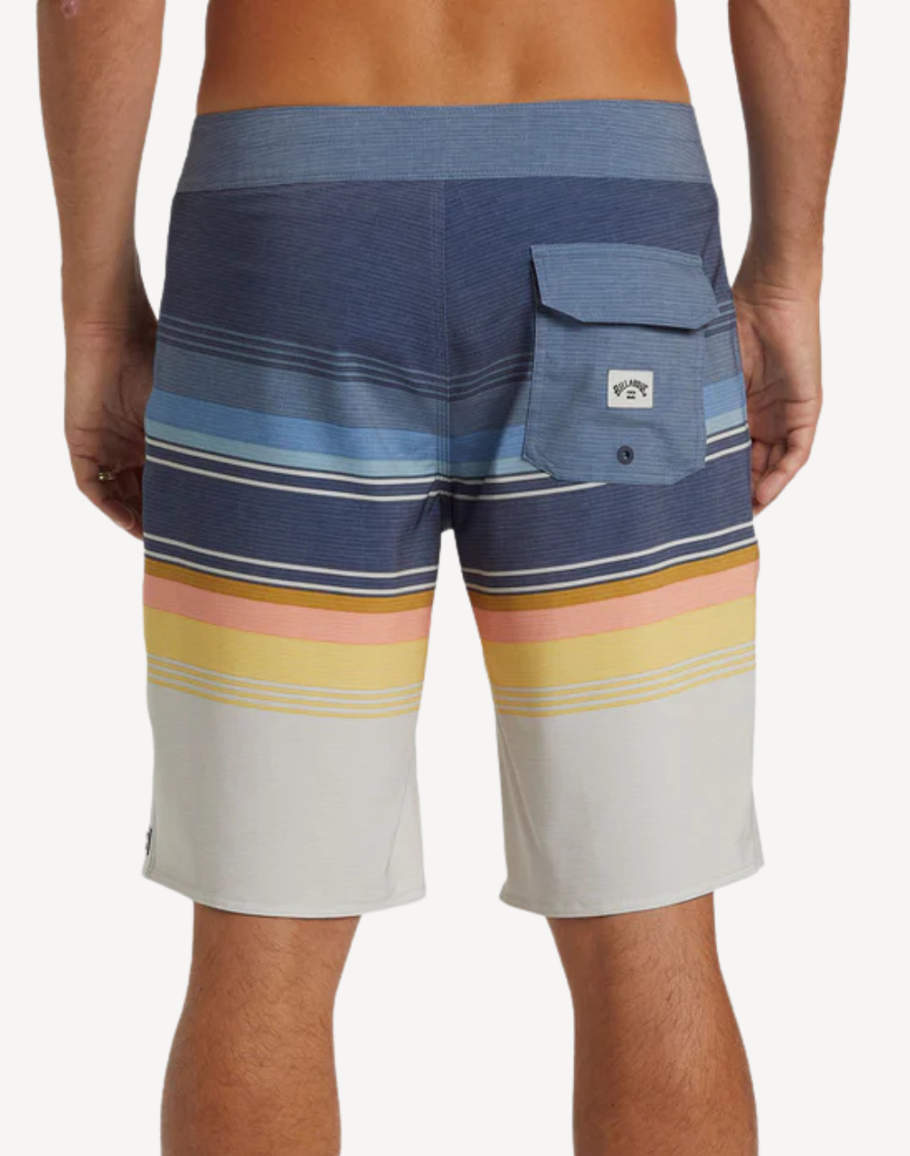 All Day Stripe Pro 20" Boardshort#color_all-day-dusty-navy