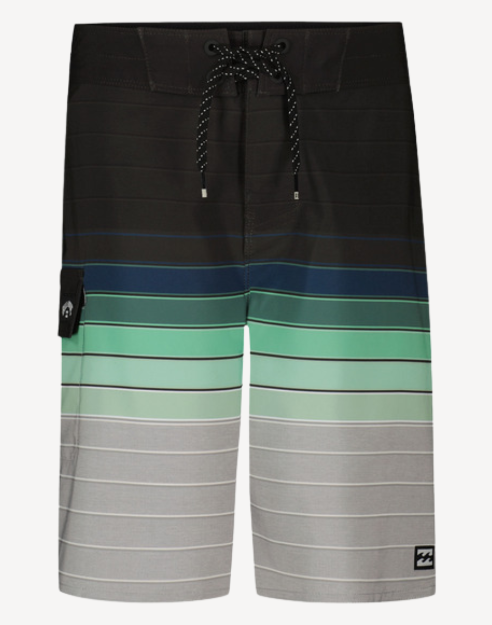 Boys Pro All Day Stripe Boardshort
