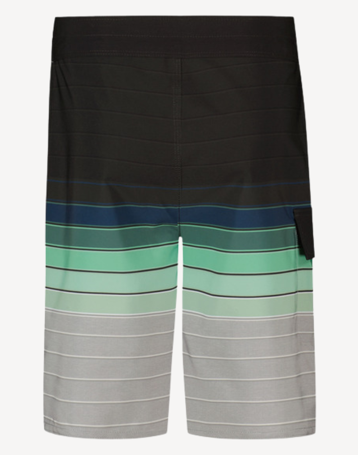 Boys Pro All Day Stripe Boardshort