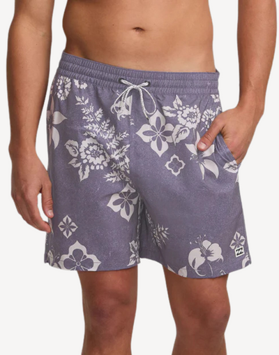 Good Times Layback 16" Swim Trunk#color_good-times-light-purple