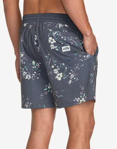 Good Times Layback 16" Swim Trunk#color_good-times-navy