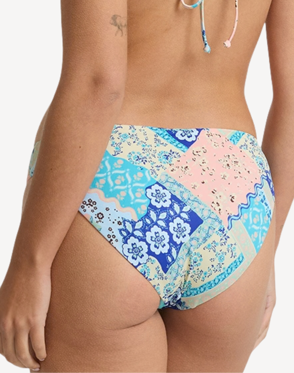 Happy Hippie Lowrider Bikini Bottom#color_happy-lilac-marble