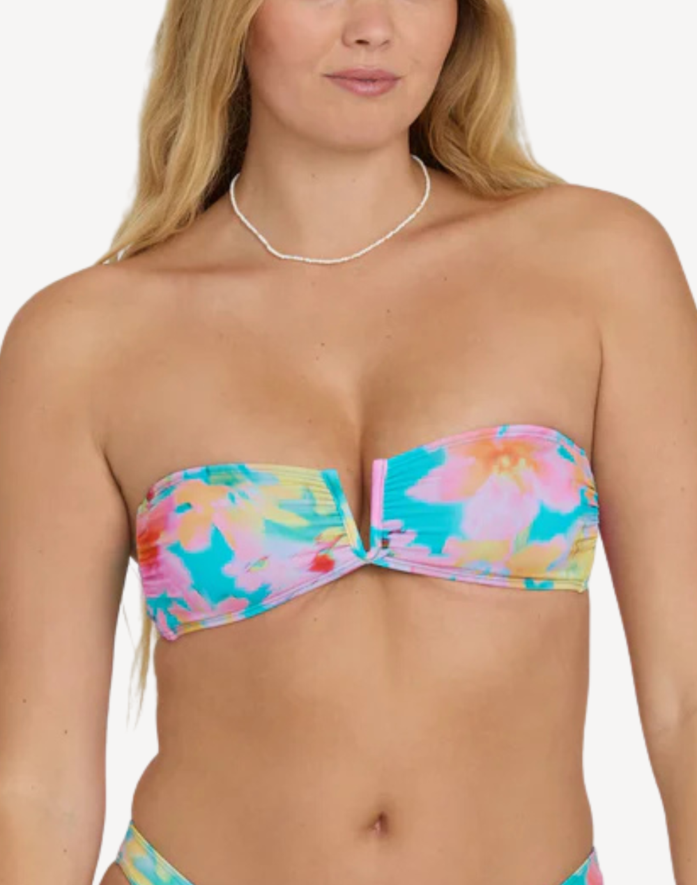 Pipe Dreams V Wire Bandeau Bikini Top
#color_pipe-dreams-bright-marine