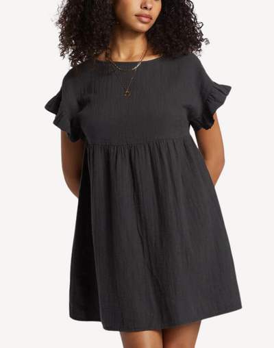 So Breezy Short Sleeve Dress#color_breezy-black-sands