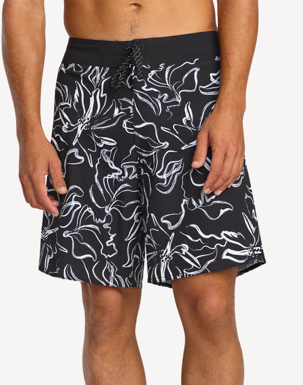 Sundays Airlite 18.5" Boardshort#color_airlite-black-white