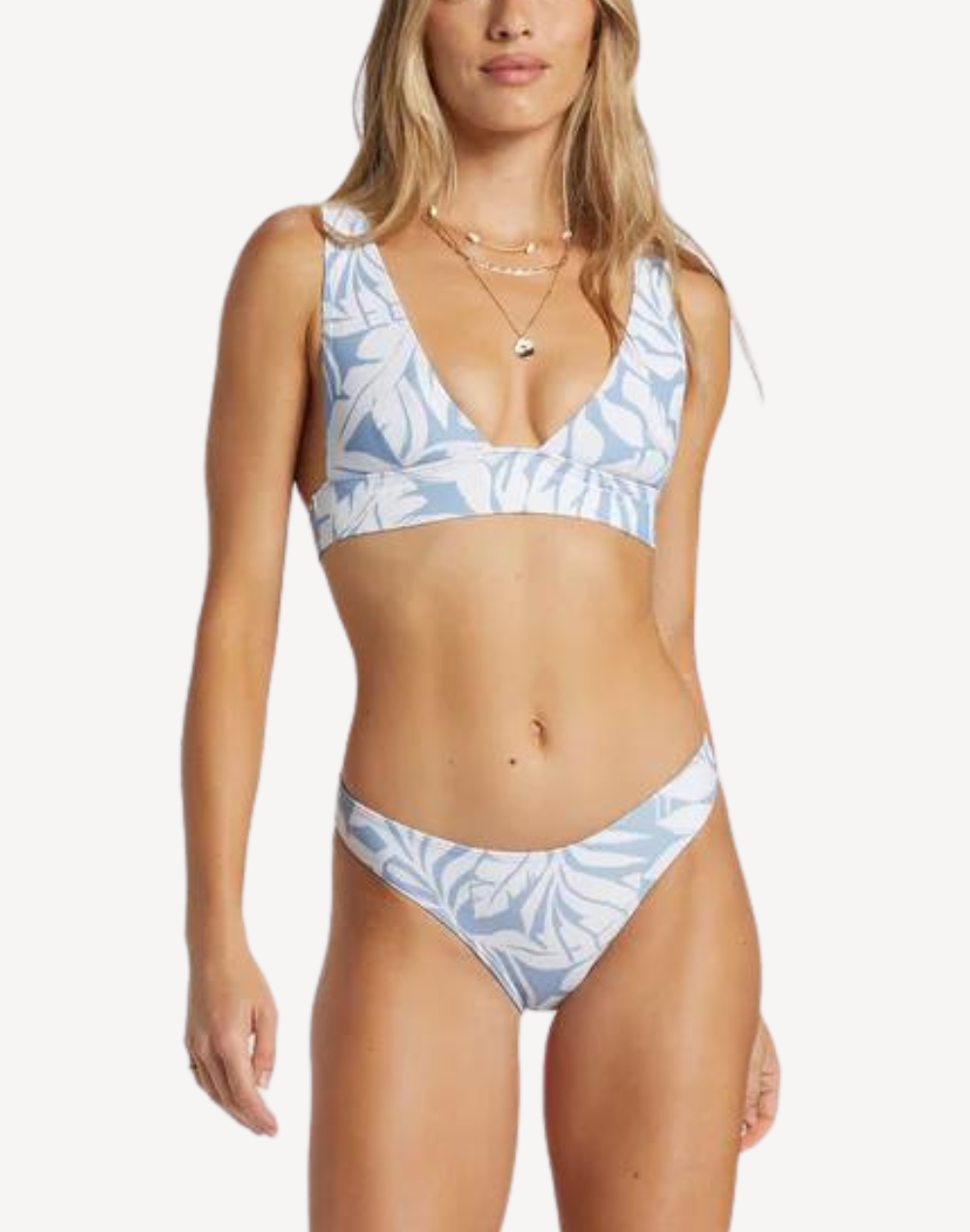 The Coast Is Calling Remi Plunge Bikini Top#color_western-sky-blue