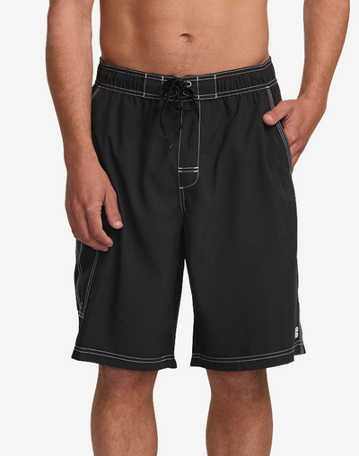 Throw On Layback 21" Swim Trunk#color_throw-on-black