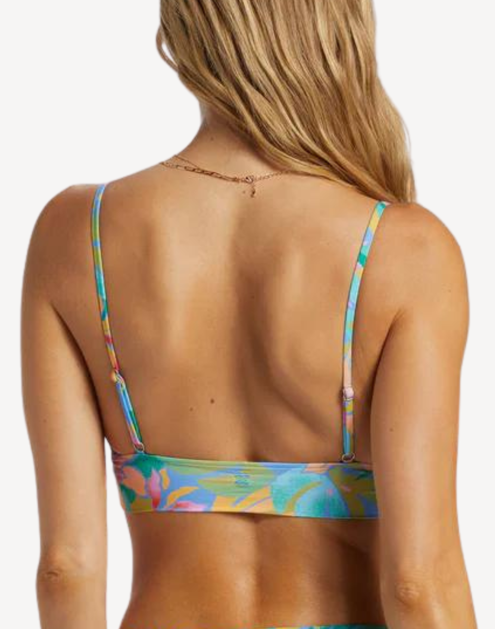 Tropic Daze V Neck Cami Bikini Top#color_tropic-daze-multi