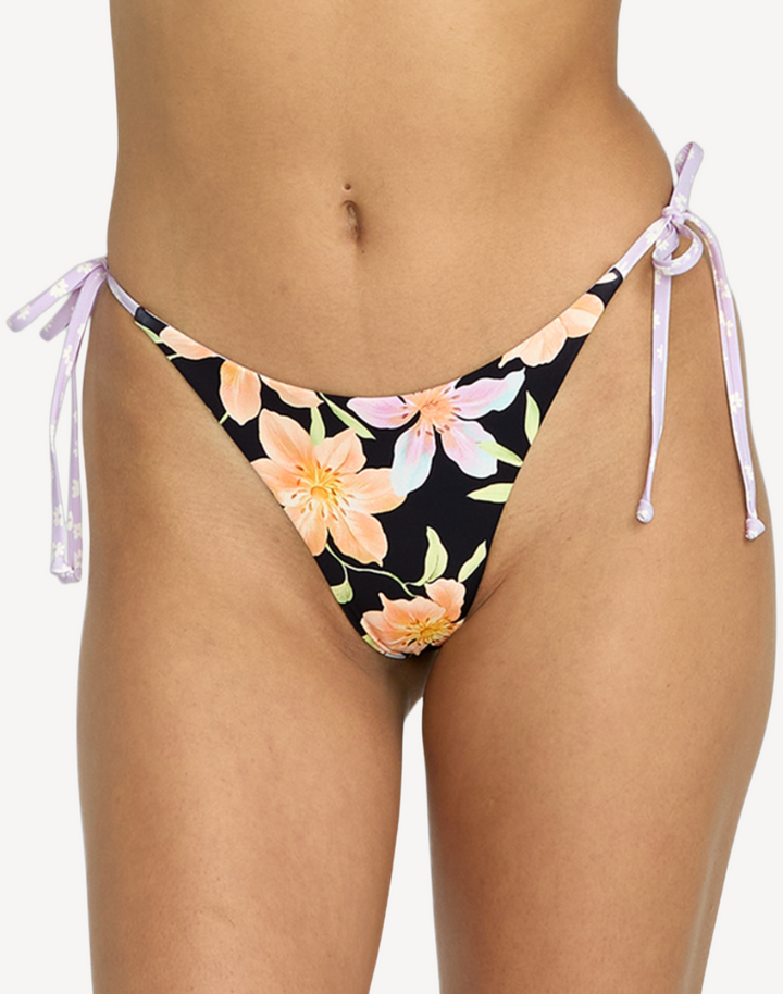 Twin Sol Reversible Tie Side Tanga Bikini Bottom