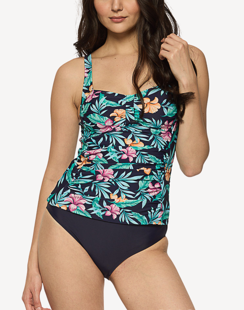Brise Des Iles Crossback D Cup Tankini Top#color_brise-des-iles-navy