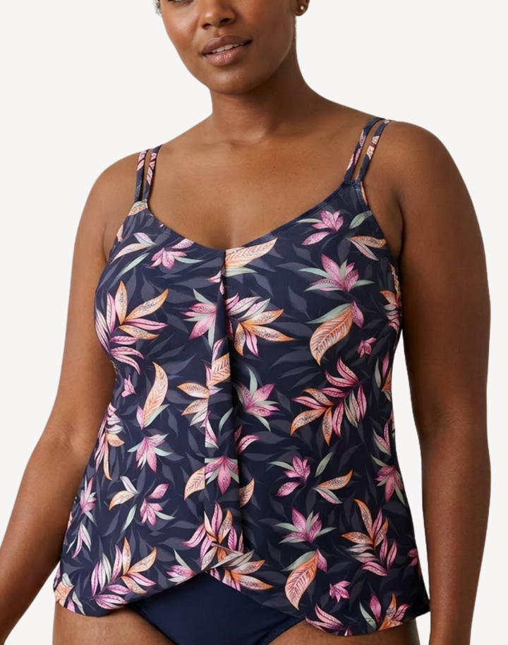 Leaves Flair Tankini Top