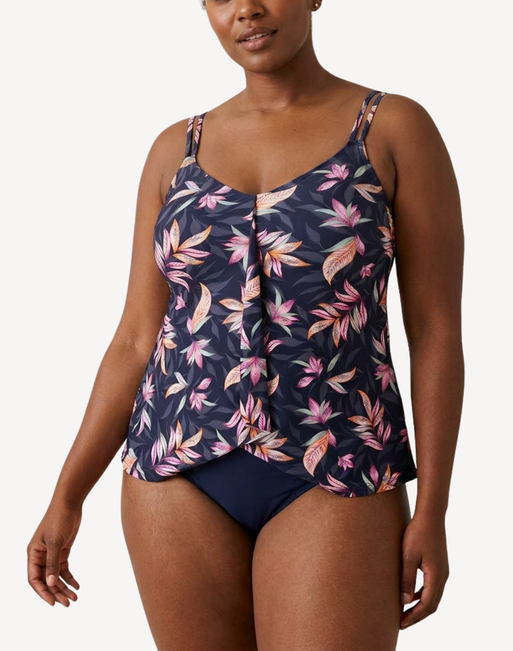 Leaves Flair Tankini Top