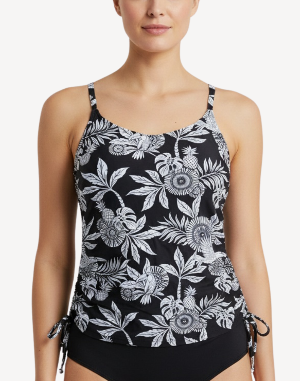 Tucan Long Torso Tankini Top
