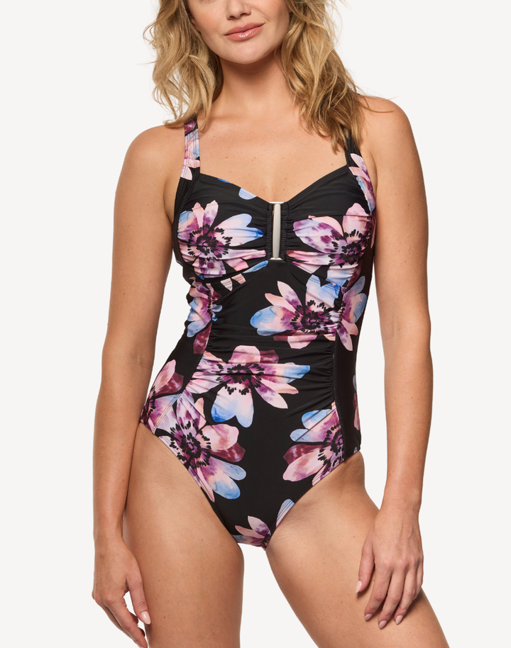 Watercolour Flower Multifit One Piece Swimsuit