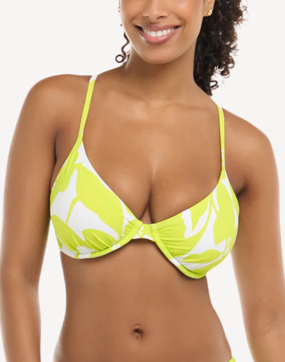 Shade Solo D-F Cup Bikini Top#color_shade-key-lime