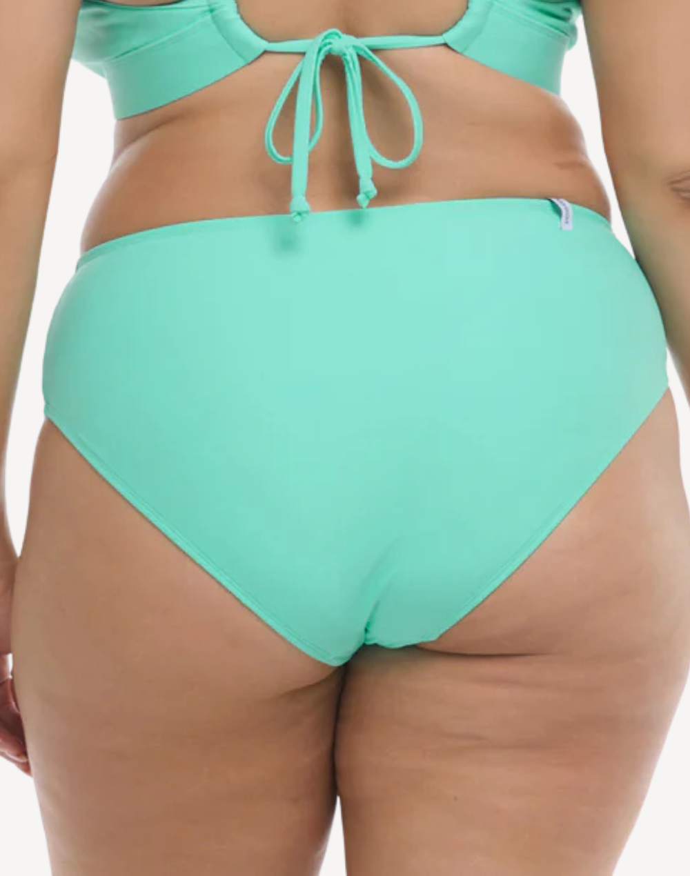 Smoothies Retro High Waist Plus Size Bikini Bottom#color_smoothies-sea-mist