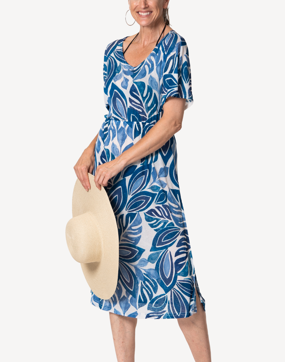 Sunny Isles Midi Dress Cover Up#color_sunny-blue-and-white-print