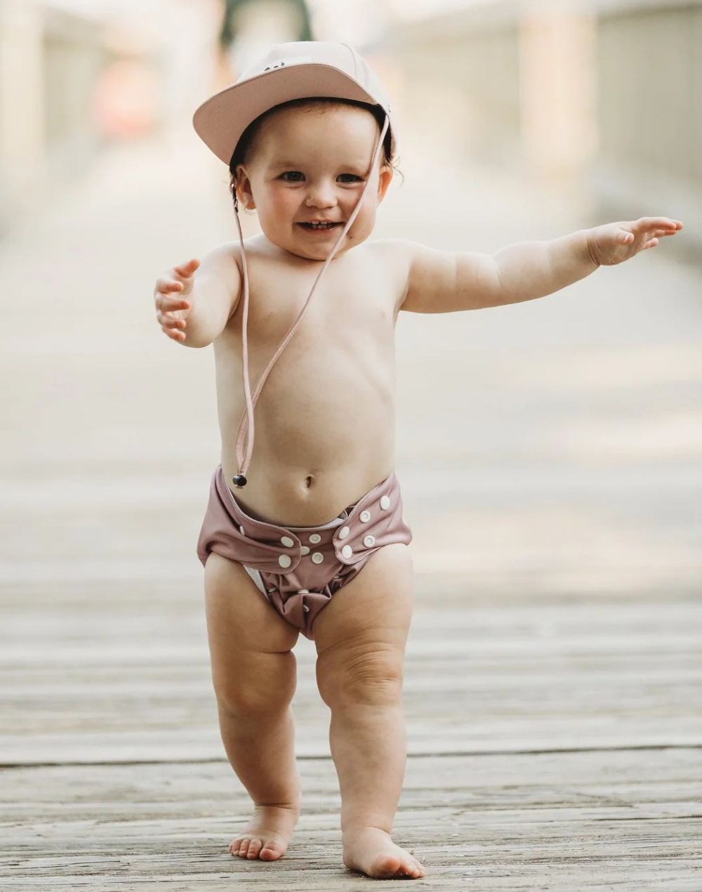 Resusable Swim Diaper#color_swim-dusty-rose