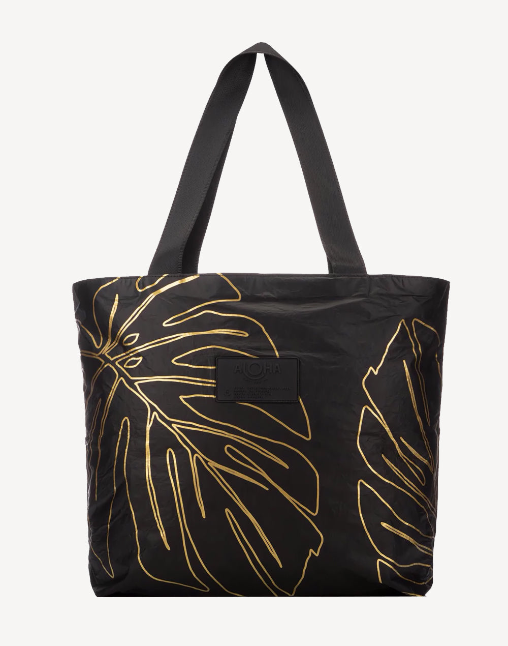 Lanai Day Tripper Bag#color_lanai-gold-on-black