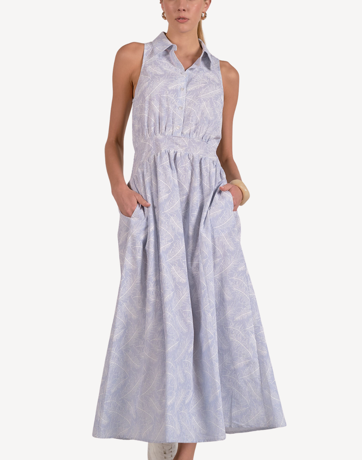 Collared Maxi Dress
