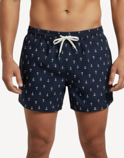 Anchor Beach 14" Swim Trunk#color_anchor-navy