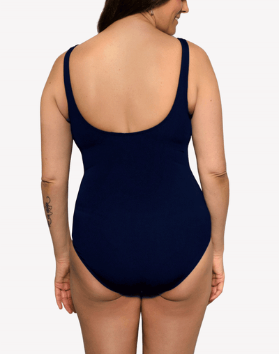 Finz Lightning Splice Polyester One Piece#color_navy-purple
