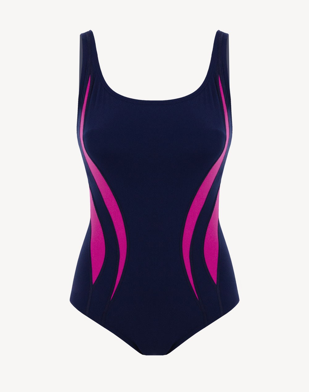 Finz Lightning Splice Polyester One Piece#color_navy-purple