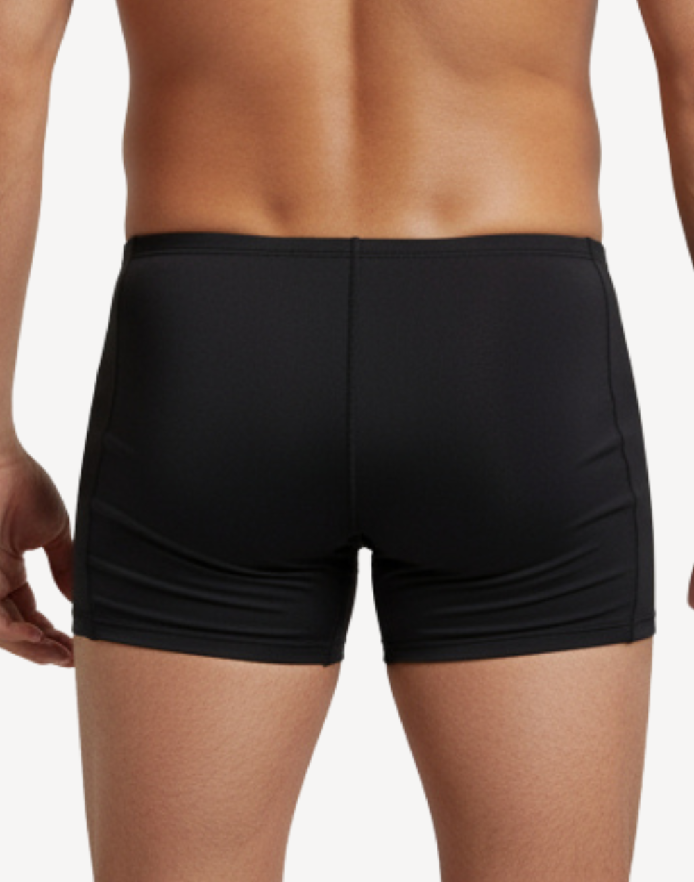 Solid Polyester Square Leg#color_black