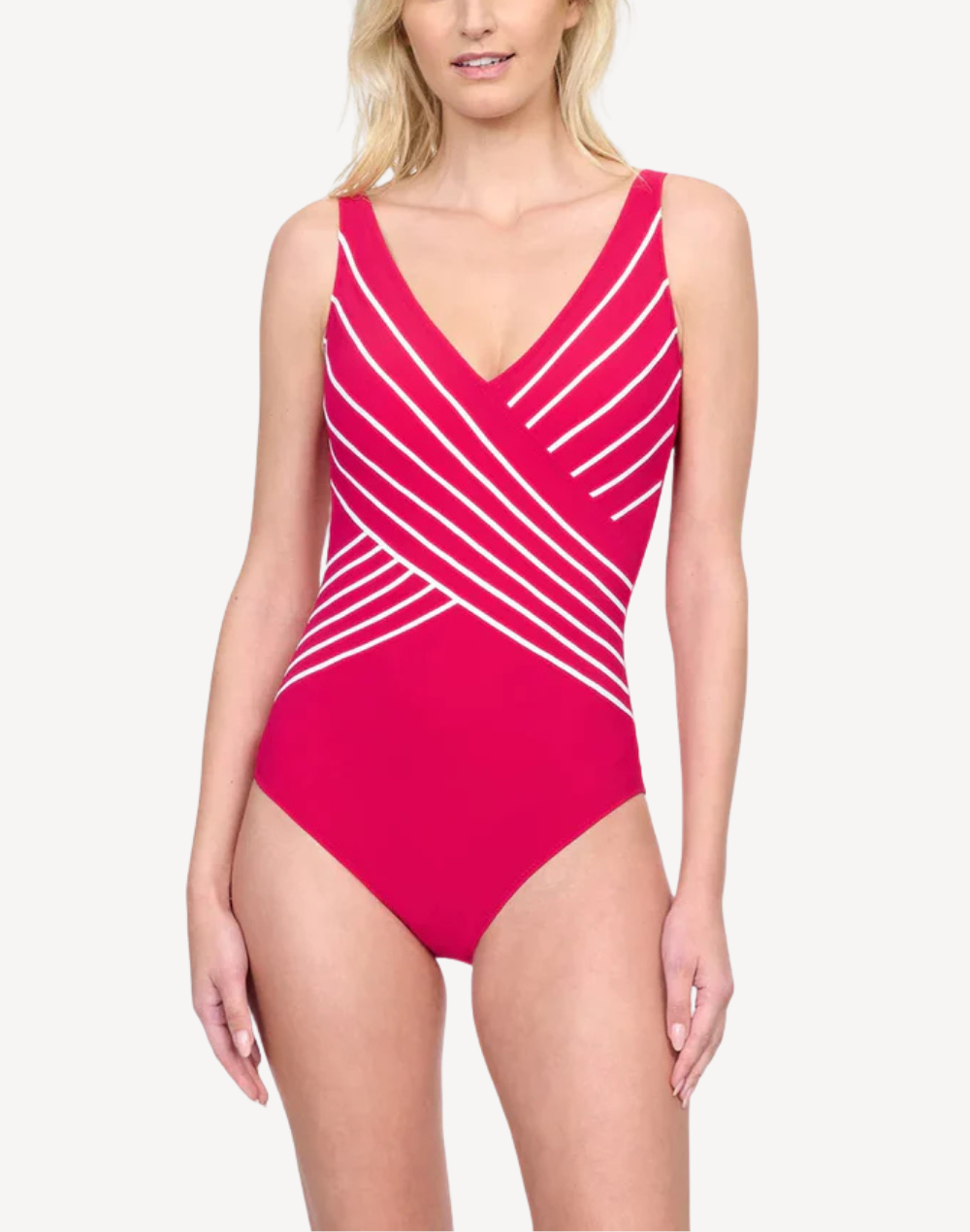 Embrace V Neck Surplice One Piece