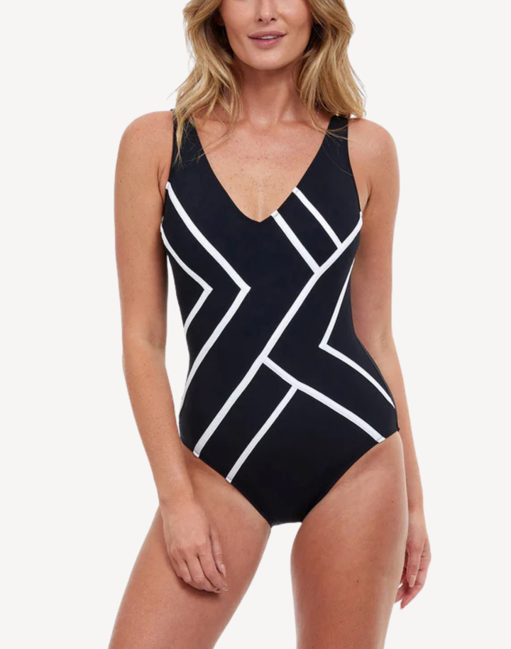 Mirage V Neck One Piece Swimsuit