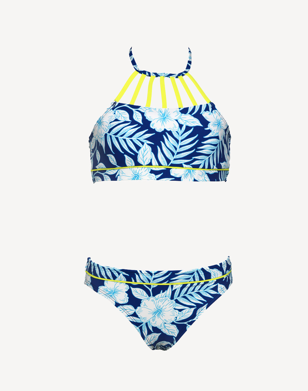 Girls Lei By The Beach Strappy Bikini Set