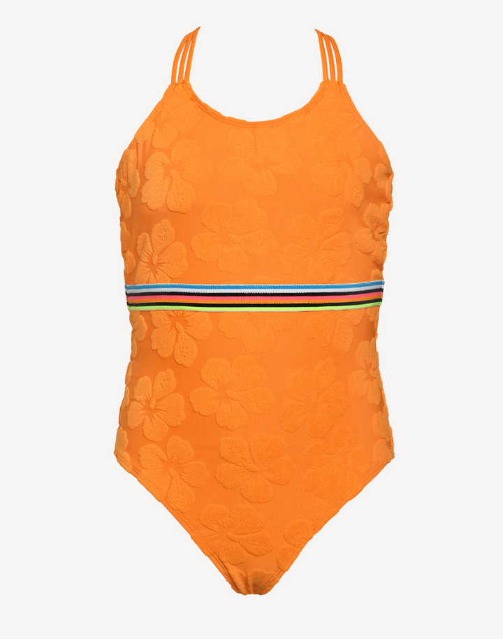 Girls Terry Tropical One Piece