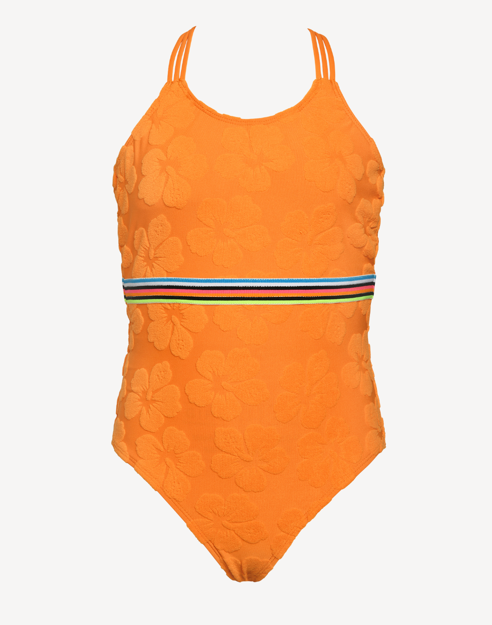 Girls Terry Tropical One Piece#color_terry-tropical-orange