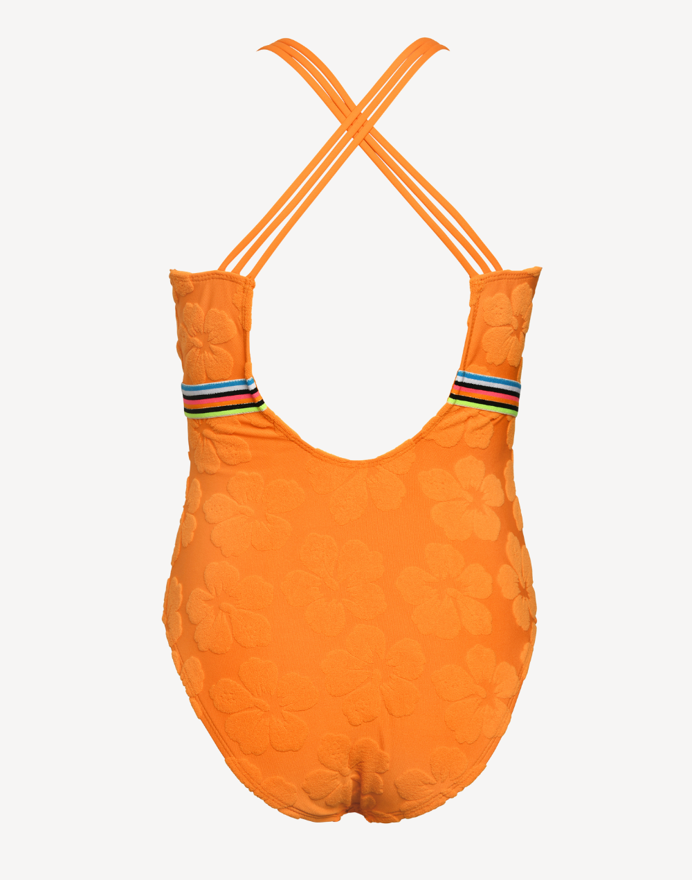 Girls Terry Tropical One Piece#color_terry-tropical-orange