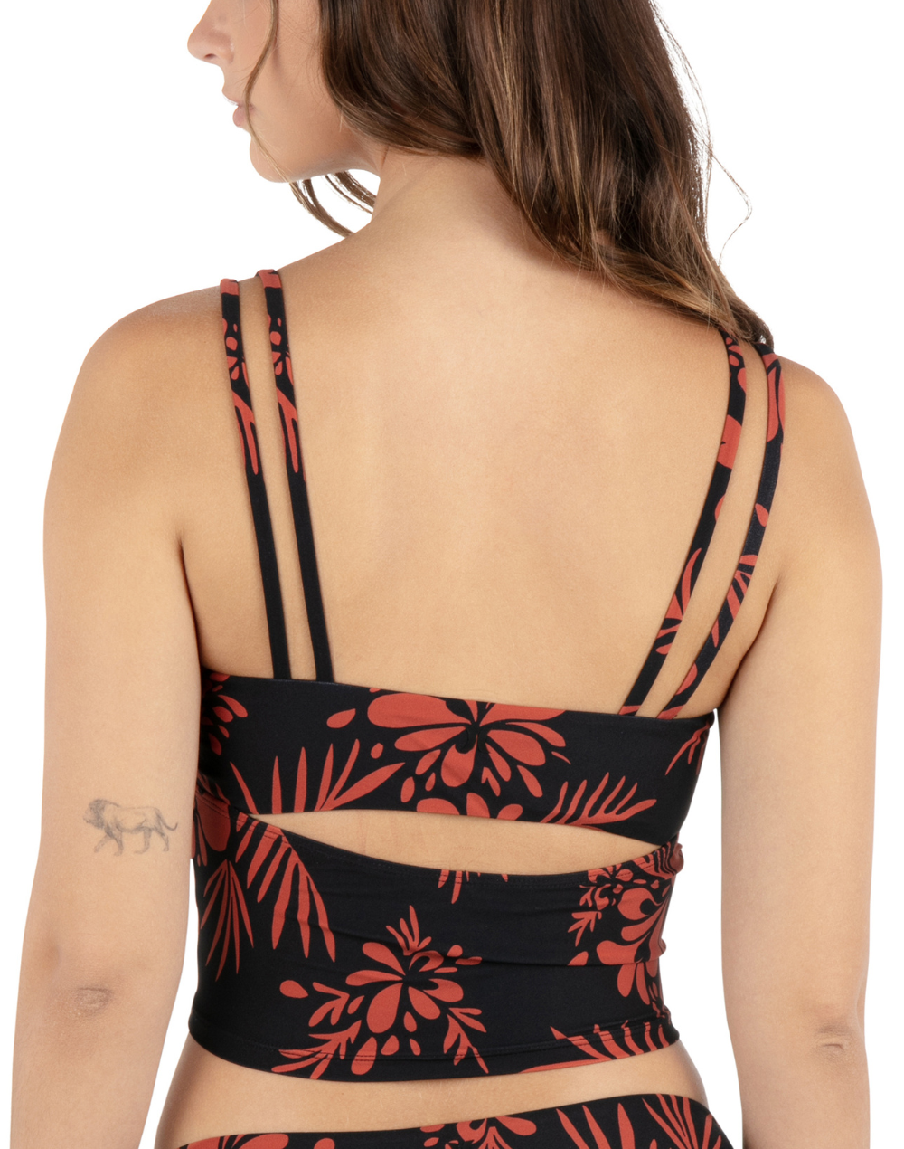 Hidden Tropical Tankini Top#color_hidden-tropical-black