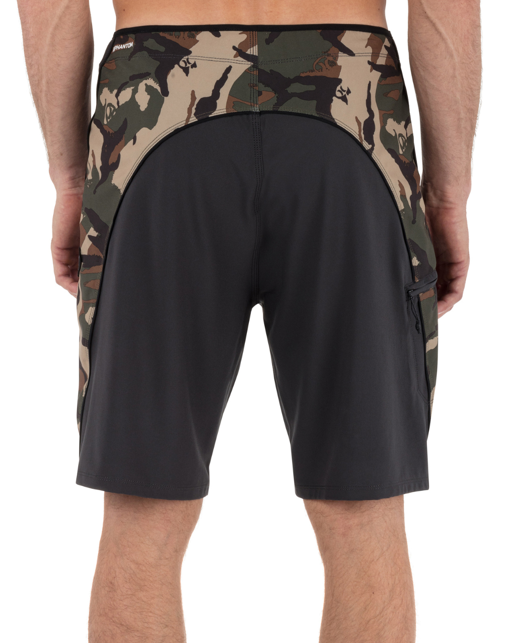 Phantom Eco Weekender Blocked 21" Boardshort#color_phantom-dark-stone-grey