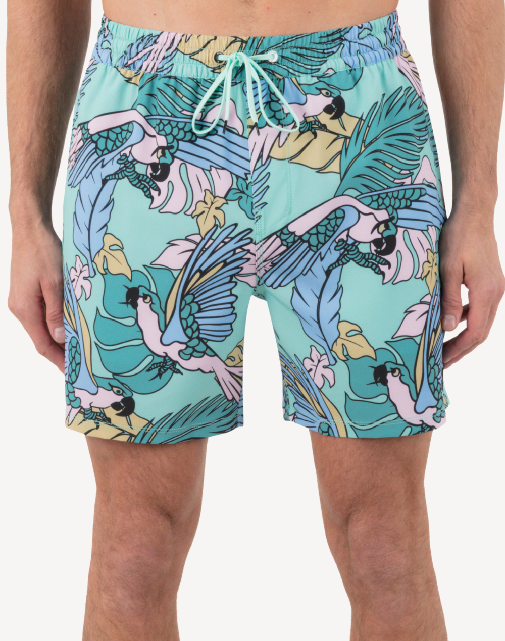 Tropical Mist Cannonball 17" Swim Trunk#color_cannonball-tropical-mist